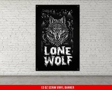 Inspirational Fitness Banner for Home Gym - Large Wall Art
