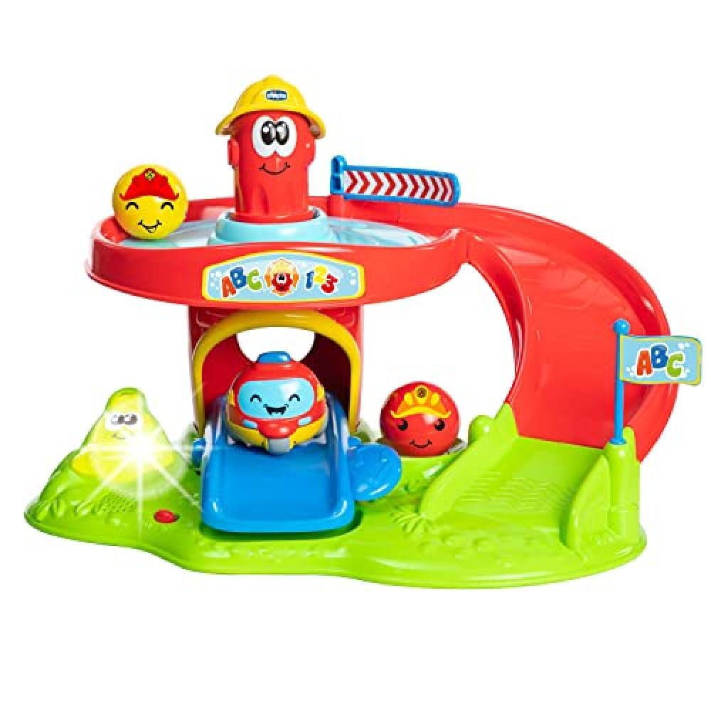 Chicco Rolling Spinner, Electronic Activity Center, Fire Park con Mini Veicoli e