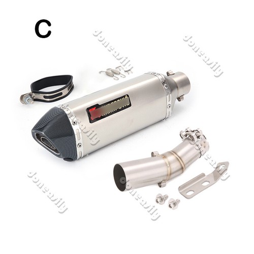 For Kawasaki Ninja ER6N ER650 EX650 2006-2011 Modified Exhaust Tips Muffler Pipe - Picture 4 of 12