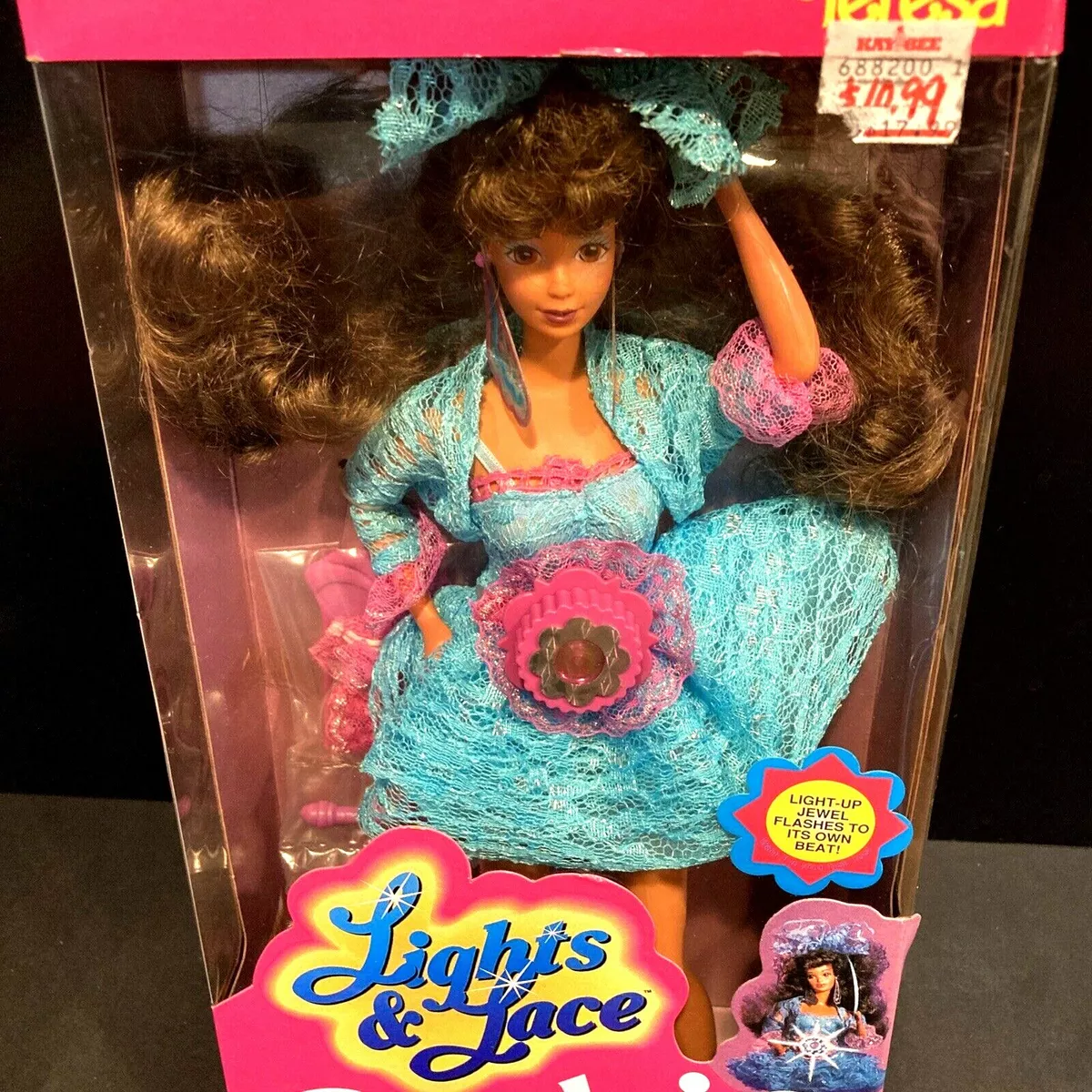 Barbie : Lights & Lace Teresa ~Mattel 9727 NRFB NIB RARE ⭐️Steffi Face ⭐️