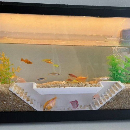 Aquarium Fish Tanks Shrimp Cave Widened Non-slip Bottom Stepped Aquarium Tunnel - Picture 3 of 11