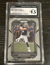 2022 Panini Prizm Jake Ferguson Graded 9.5 CGC ROOKIE RC Mint - Dallas Cowboys
