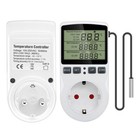 Digital Thermostat Outlet Plug Temperature Controller Heating Cooling with Probe