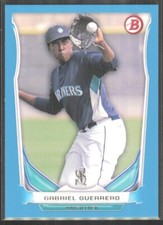 2014 Bowman Draft Picks & Top Prospects Blue Gabriel Guerrero /399 #TP-29
