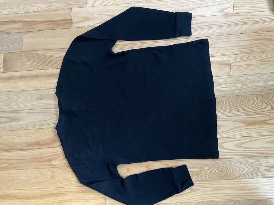 Camisa térmica para hombre manga larga tejido gofre capas cálidas talla grande Foto 2 de 4