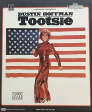 Tootsie CED VideoDisc, 1983 Dustin Hoffman Jessica Lange Teri Garr RARE