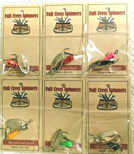 Best Quality Trout Spinners 1/8 OZ American Made Fishing Spinner Nickel Blades - Picture 3 of 5