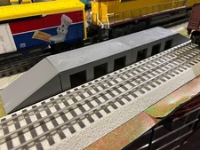 O Scale Station Platform and Ramps for Passengers or Freight  - 15" Long