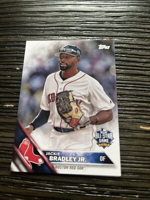 2016 Topps Update Jackie Bradley #US192 Boston Red Sox Baseball all  Star