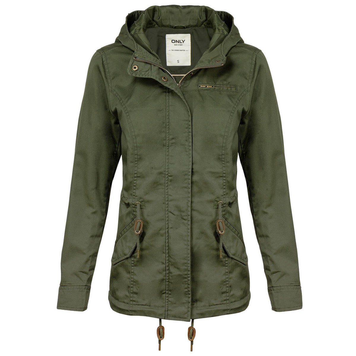 Tommy Hilfiger Damen Parka Oliv Tommy Hilfiger Parka Ã¼bergangs