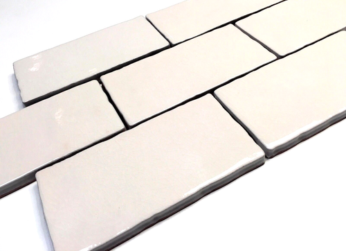 3x6 Biscuit Crackled Glaze Ceramic Tile, Wall and Backsplash Decor Bath Kitchen - Picture 2 of 6