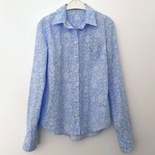 Camicia Camicetta Blusa, azzurro, Tg. S / 8(GB)