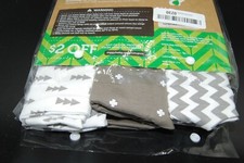 Swaddle Blanket Infant Wrap Ziggy Baby 3 pack, soft cotton, grey, S/M 7-14 lbs