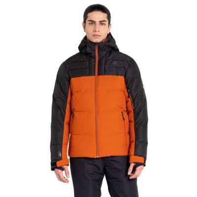 Herren Dare2b Denote Schwarz/Gebrannte Stein Ski Snowboard Jacke M -XL