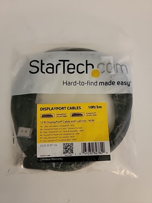 StarTech DisplayPort 1.2 (Male) to DisplayPort 1.2 (Male)  10ft 3m