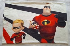 Disney Pixar The Incredibles 2 Super Heroes Pillowcase Standard Size 29.5"x19.5"