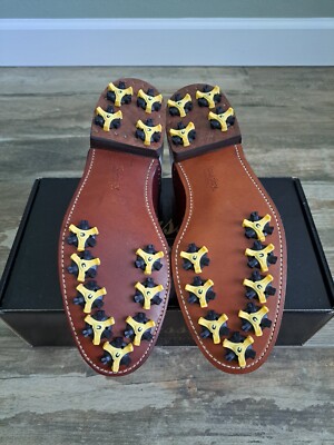 NEW Vintage Footjoy Classics Mens Golf Shoes 51714 WH/BURGUNDY 9.5