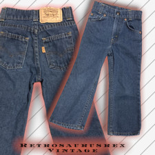 Vintage 1980  s Levi  s Orange Tab Flares Little Kids Bootcut, Size 4 Slim