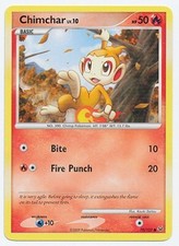 Pokemon Platinum Edition Card - Chimchar 70/127 on eBay