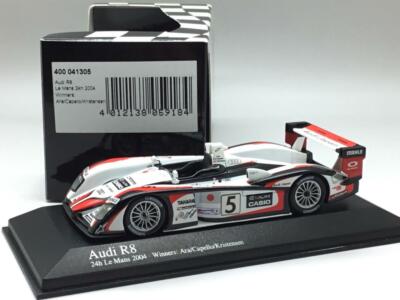 MINICHAMPS Audi R8 Le Mans 2004 Sieger Ara Capello Kristensen 400 041305 1/43