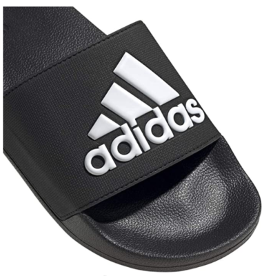 NWB ADIDAS Adilette Shower Locket Slides Size 17 NWB Adidas Adilette Shower Black/White/Black Sandals Sz 12  main image 4