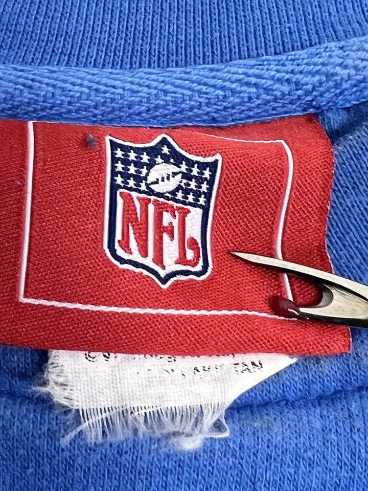 Moletom vintage Detroit Lions gola redonda bordado logotipo soletrado NFL tamanho GG - Imagem 4 de 4