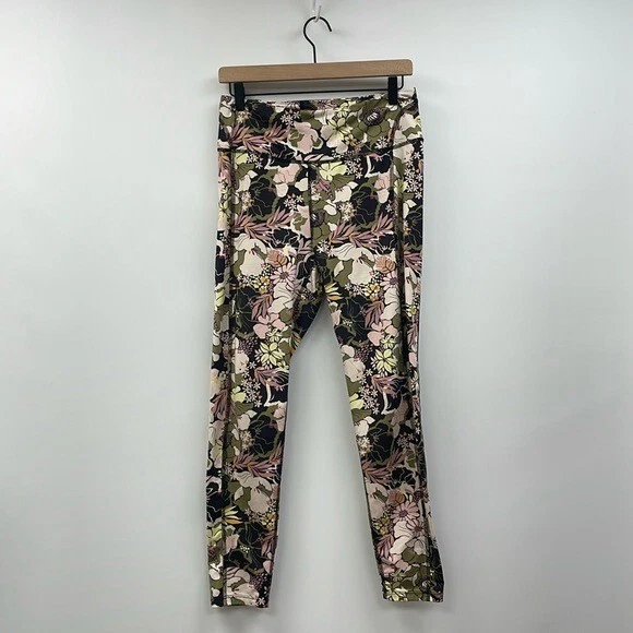 free-people-movement floral high rise 7/8 ankle athleisure leggings