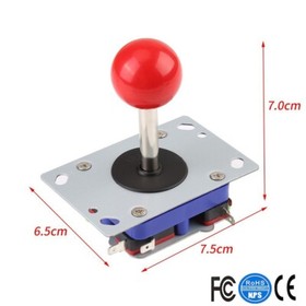 Classic Arcade 1up 2/4/8 Way Joystick Long Handle PacMan Zippy Stick For MAME