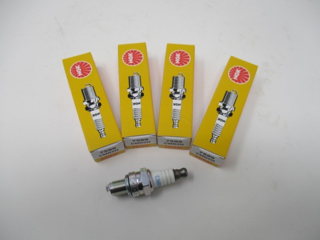 4 Genuine NGK 7599 CMR5H Standard Plug  Lawn Mower
