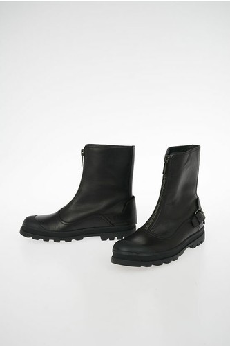 DIESEL men Boots BLACK GOLD Leather 