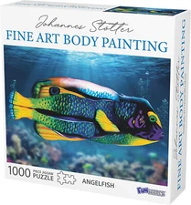 Funwares - Johannes Stotter Body Painting - Angelfish (1,000 Piece Puzzle) *NEW*