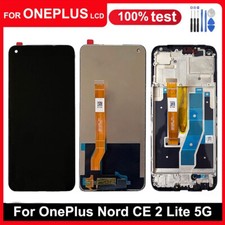 For OnePlus Nord CE 2 Lite 5G LCD Display Touch Screen Assembly w/ Frame Replace