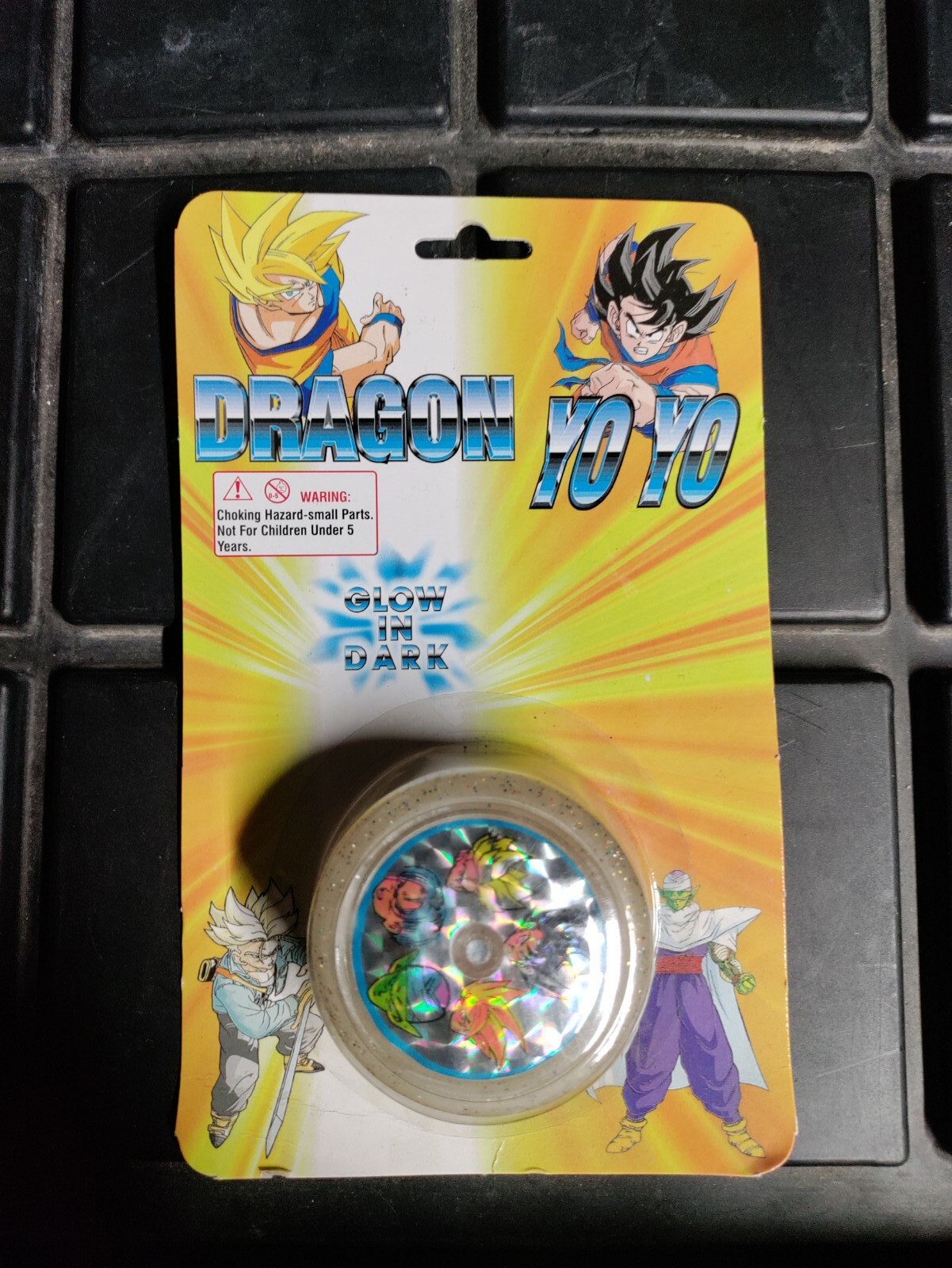 Vintage Dragon Ball Z yo yo Sealed Glow in Dark White