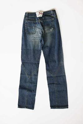 By Carlo Chionna Women's Straight Indigo Jeans Size