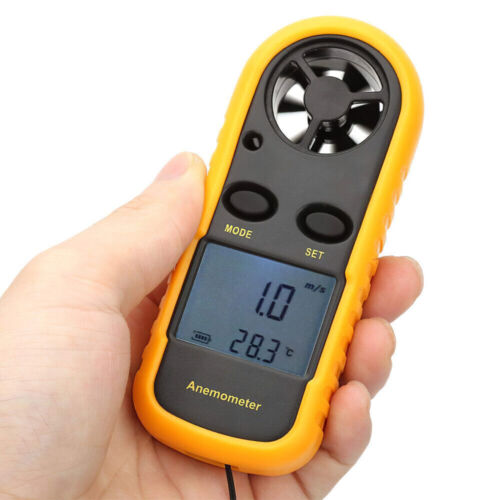 LCD Digital Pocket Anemometer Air Wind Speed Meter Temperature Gauge 0~30m/s - Picture 10 of 11
