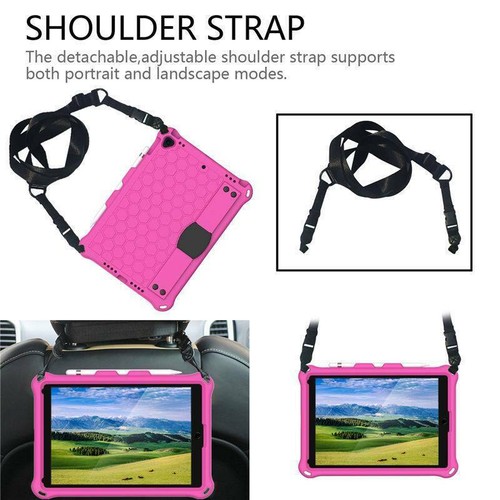 For iPad 8/9/10/11th Gen Mini Air Pro 11 2025 Kid Safe EVA Foam Stand Case Cover - Picture 60 of 72