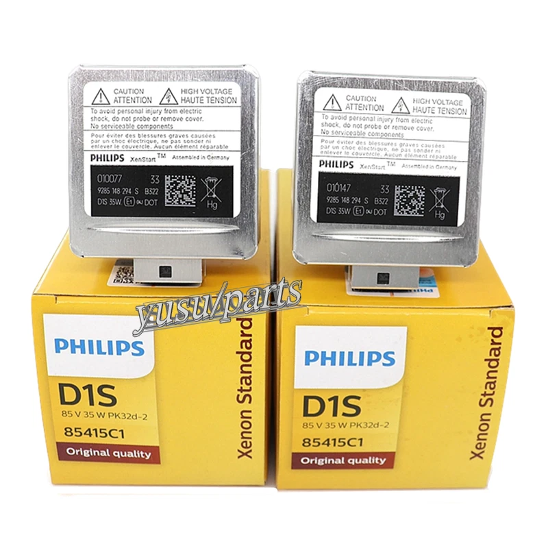 2x Faro Coche Philips D1S 85V 35W 85415C1 Calidad Original Estándar Xenón HID Foto 2 de 4