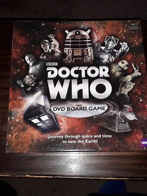 Dr Who 50th Anniversary DVD Brettspiel komplett nie bespielt