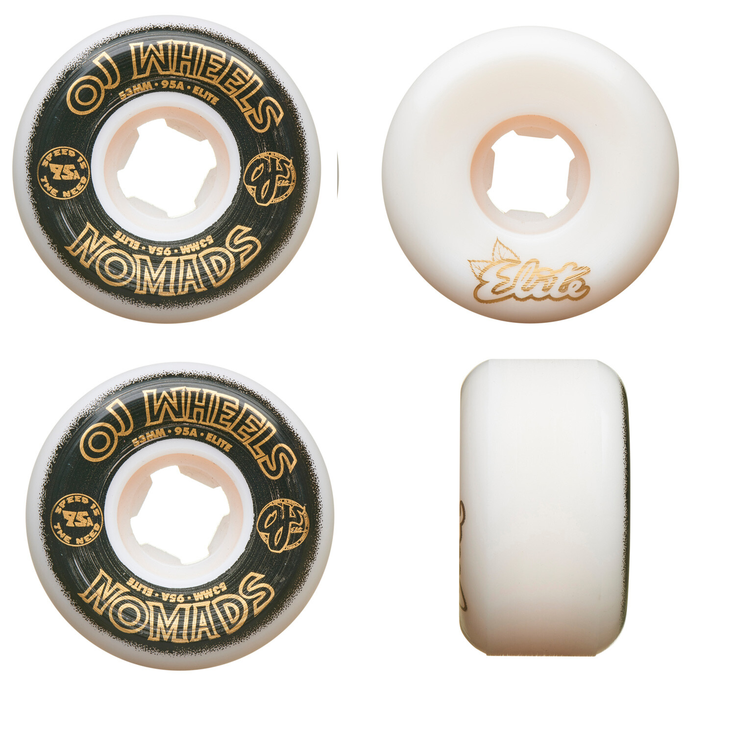 Wheels 53mm Elite Nomads 95a