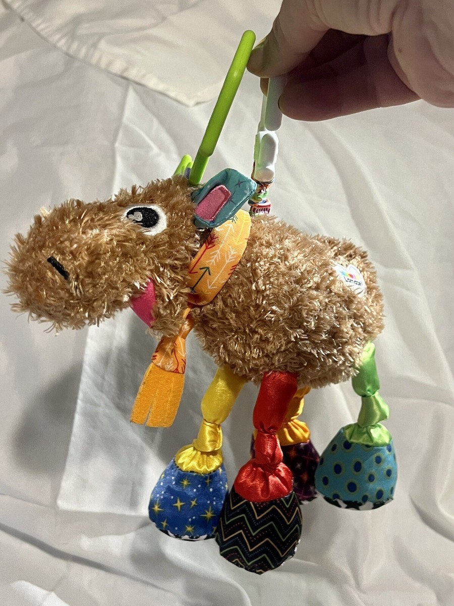 Lamaze Mortimer Moose Baby Activity Plush Toy Teether Rings