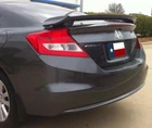 2012-2015 Painted Custom 2-Post Spoiler For  Honda Civic Coupe