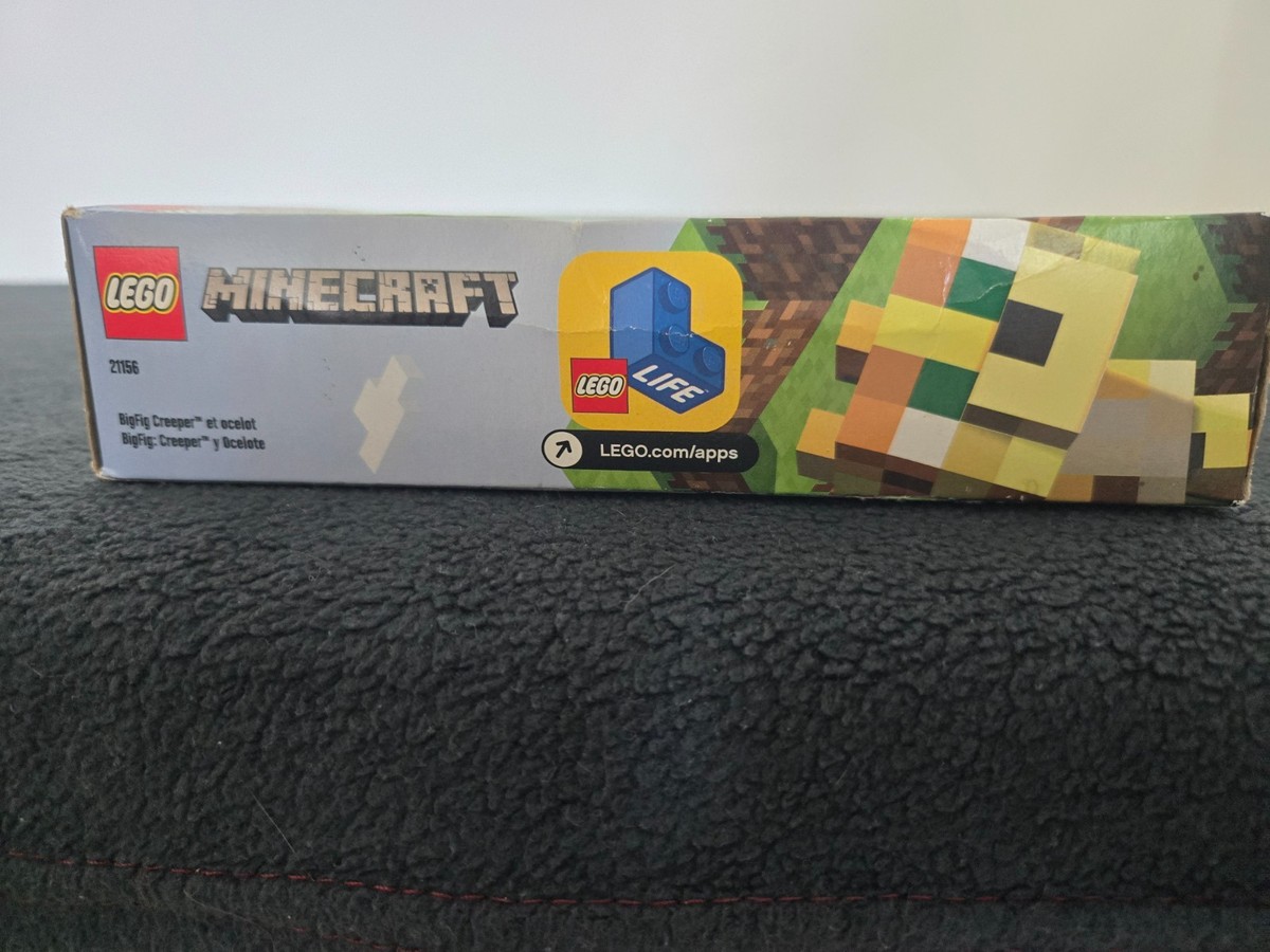 LEGO Minecraft: BigFig Creeper and Ocelot (21156) for sale online