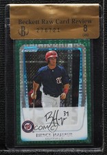 2011 Bowman Chrome Prospects Green X-Fractor Bryce Harper #BCP111 2t7