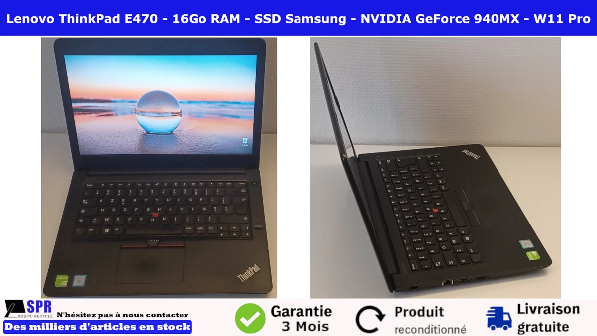 Windowsノート本体 ThinkPad E470 (i7/16GB/250GB/940MX/FHD) ThinkPad
