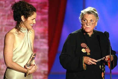Amy Brenneman Tyne Daly received the Lucy Award at Women In Film's- Old Photo