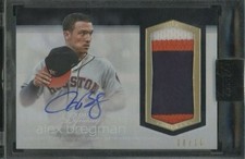 2018 Topps Dynasty ALEX BREGMAN Patch Auto /10