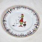 DR SEUSS How The Grinch Stole Christmas Cindy Lou Who Grinch Luncheon Plate 8"