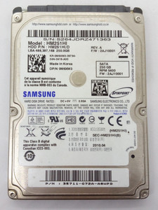 SAMSUNG ***HM251HI*** 250 GB *** SATA HDD Notebook 2,5 Zoll #NFP1720