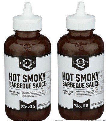 Hot Smoky Barbeque  Sauce (2 bottles, 15.4 oz each bottle)