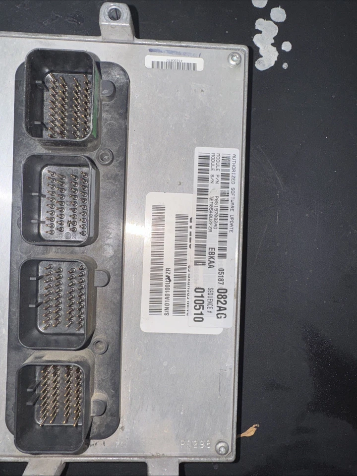 ✅🚘2008 DODGE DAKOTA MITSUBISHI RAIDER 3.7 MÓDULO MOTOR ECU ECM P05187082AG Foto 3 de 3